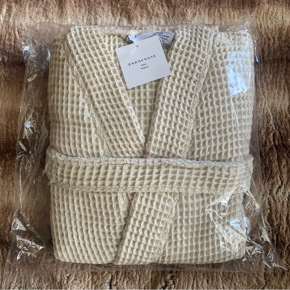Parachute Waffle Robe Tan